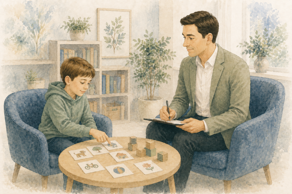 diagnoza autyzmu w Rybniku – badanie ADOS-2 dziecka